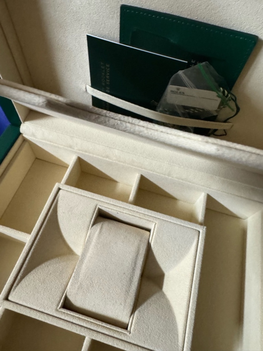 Rolex💯% Authentic iconic X-Large capacity empty presentation box w/ manual/cards - Picture 3 of 16